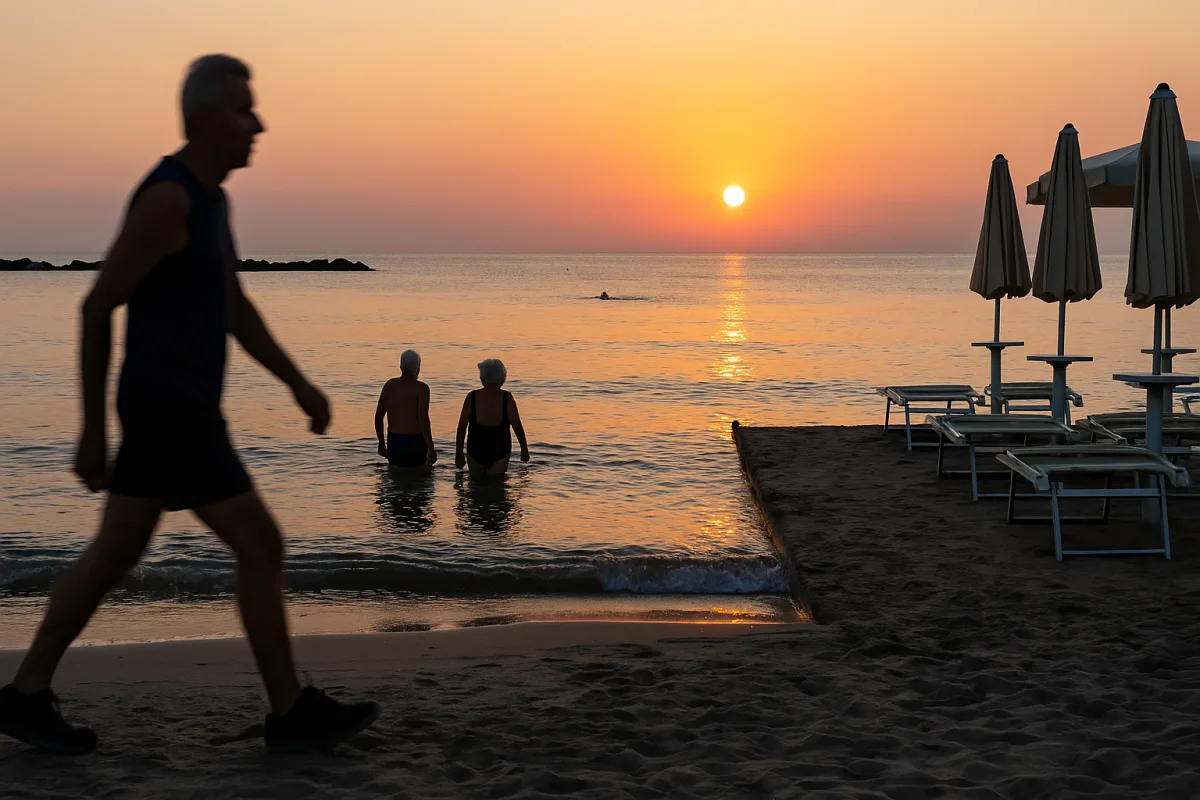 Il mare di agosto si vive all'alba: le attività prima delle 9