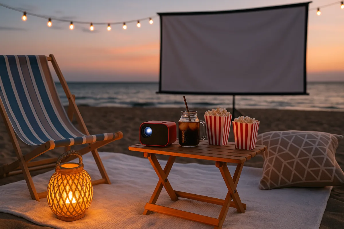 Cosa portare a una serata cinema sulla spiaggia? I dettagli che migliorano l’esperienza all’aperto
