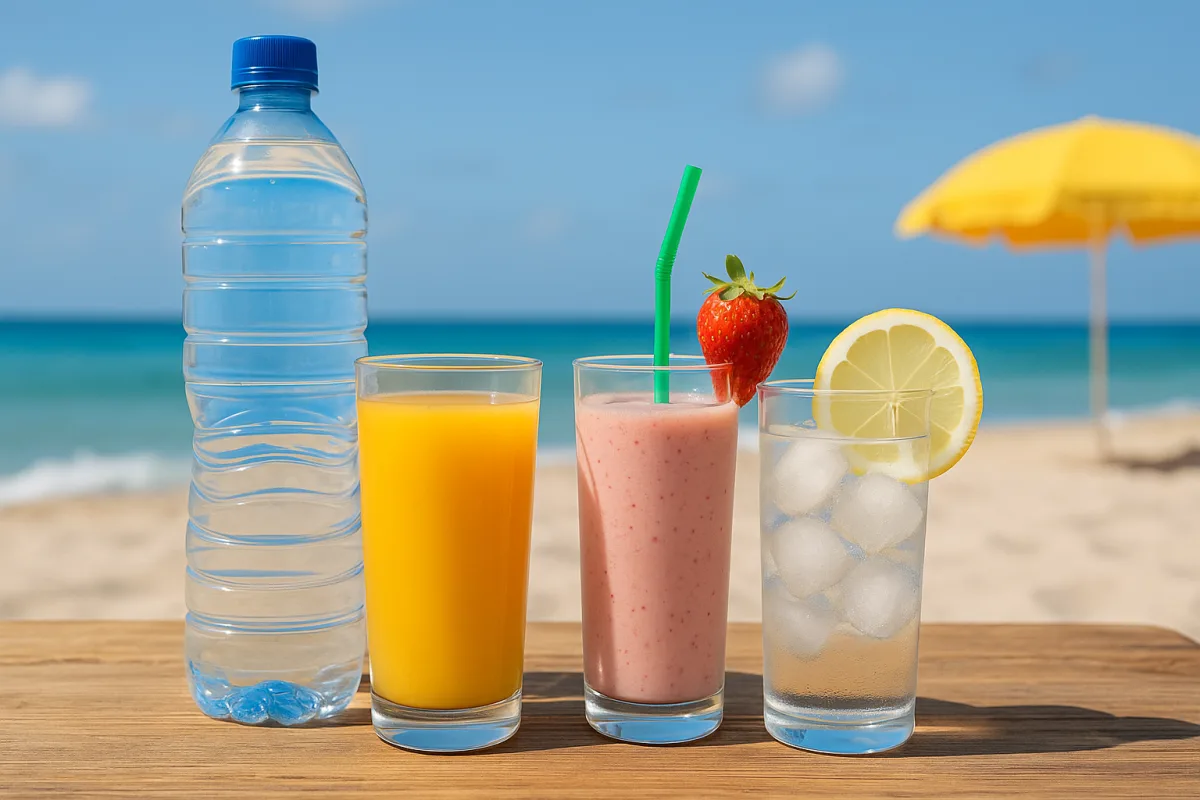 Quali sono le bevande ideali per contrastare la disidratazione in spiaggia? Una guida rapida per stare bene