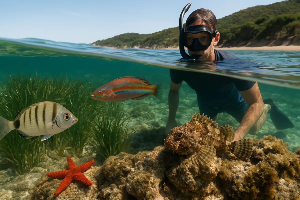Spiagge ideali per lo snorkeling in Toscana: specie marine sorprendenti proprio sotto riva