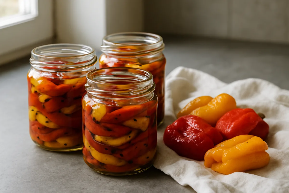 Cosa fare ai peperoni arrostiti perché durino tutto l'inverno