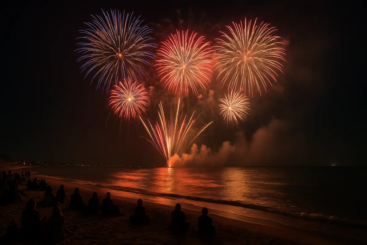 Fuochi d’artificio in riva al mare: cosa sapere per vivere la serata senza rischi e trovare i punti migliori