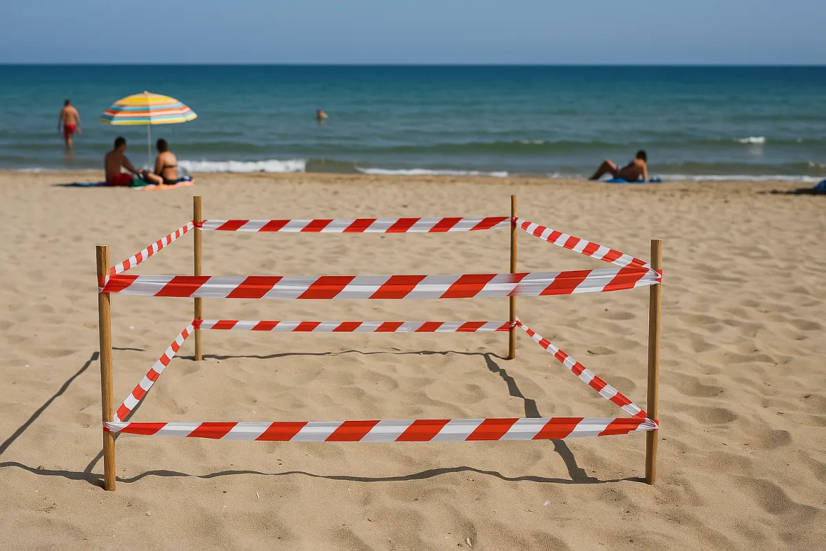 Nastri segnaletici per trovare posto in spiaggia libera: consigli per non sbagliare
