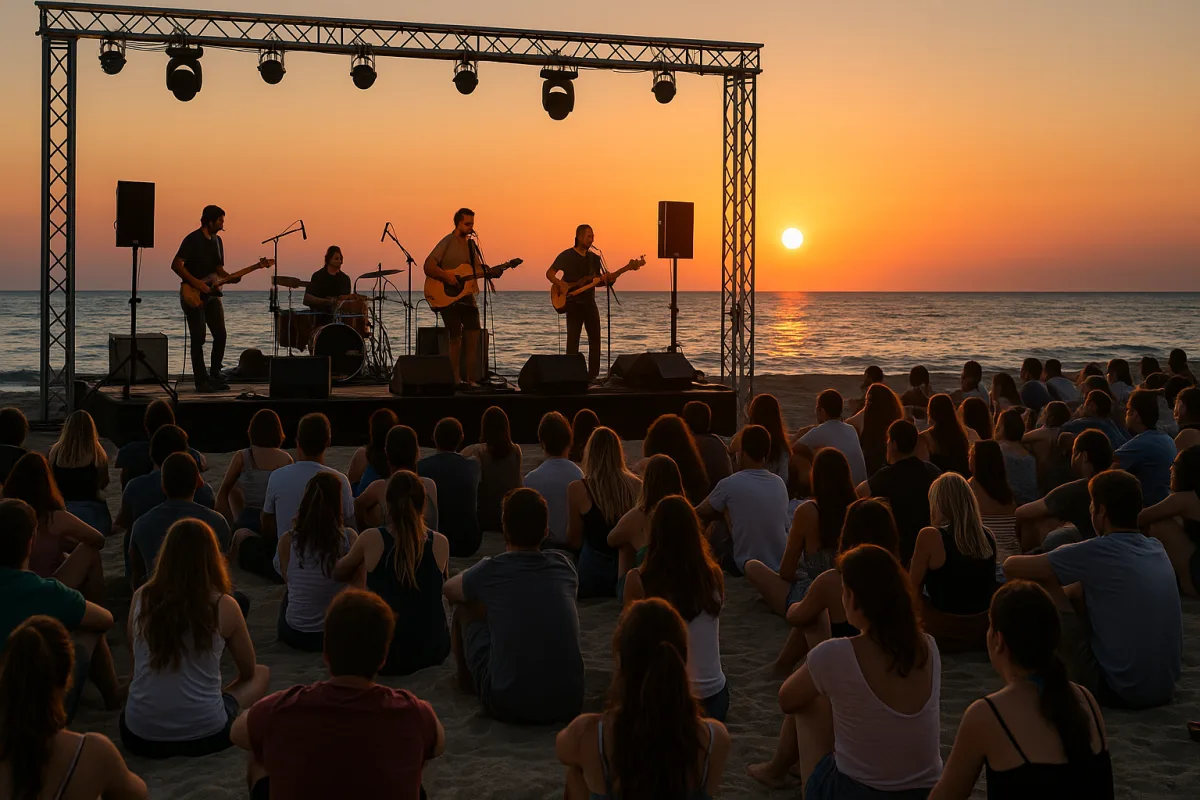 Concerti dal vivo sulla sabbia: come prenotare i posti migliori nelle location più suggestive