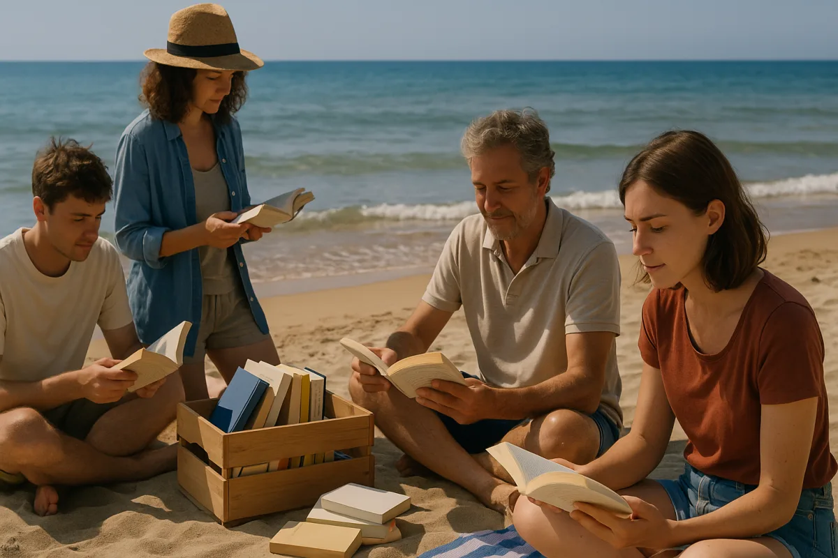 Incontri di lettura e bookcrossing sul bagnasciuga: l'iniziativa che unisce relax e cultura