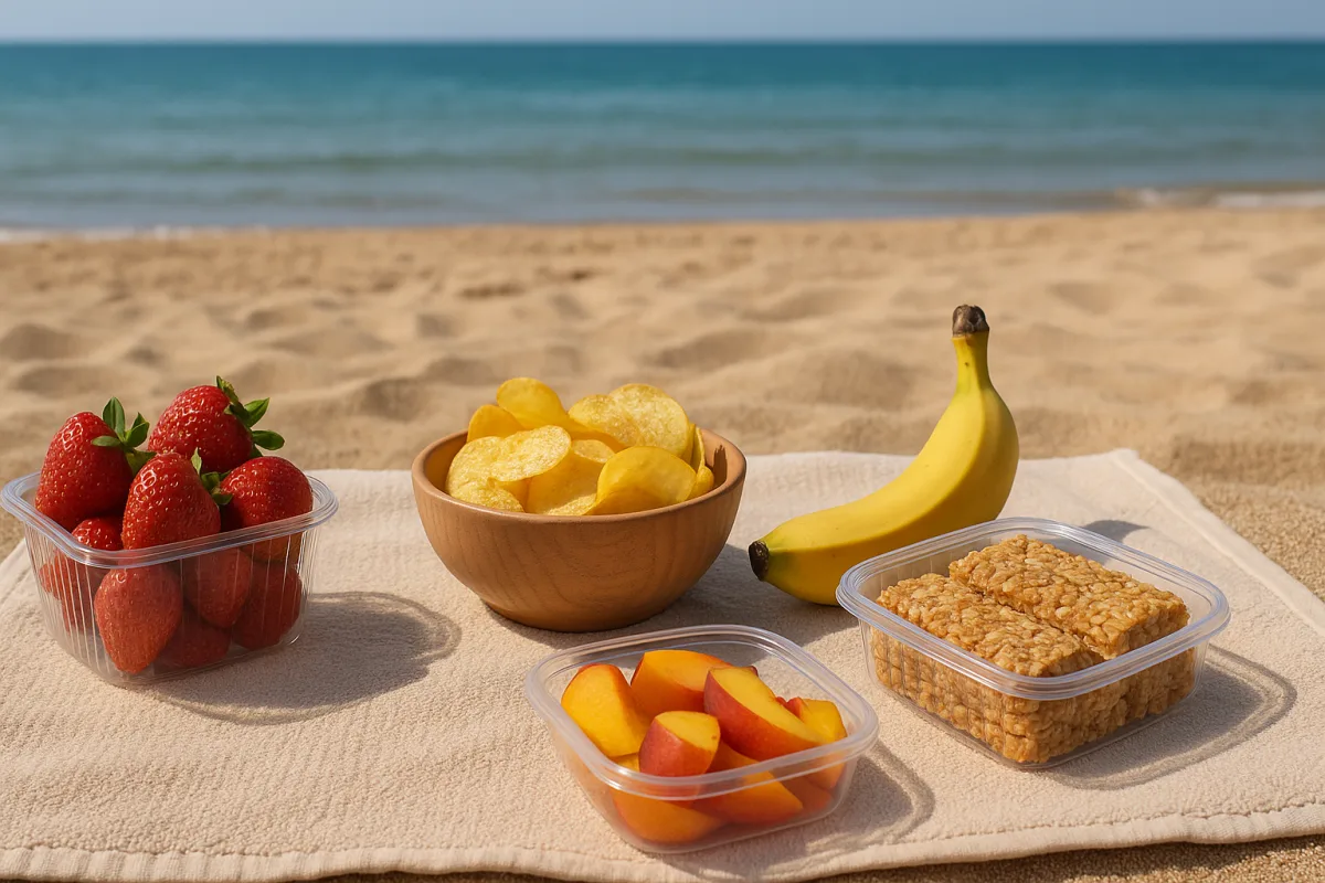 Quali snack salati e dolci portare al mare? Le scelte che soddisfano senza appesantire