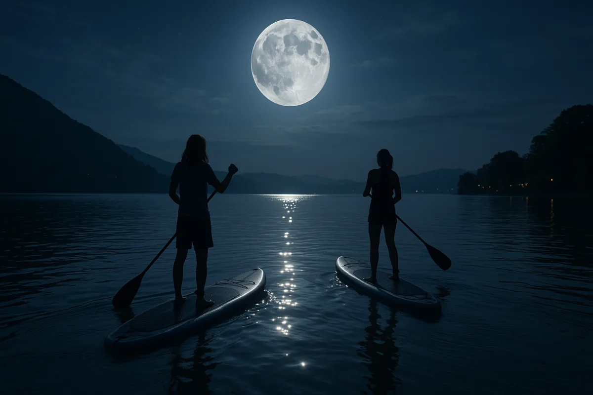 Gite in SUP al chiar di luna: perché questa attività conquista sempre più turisti curiosi