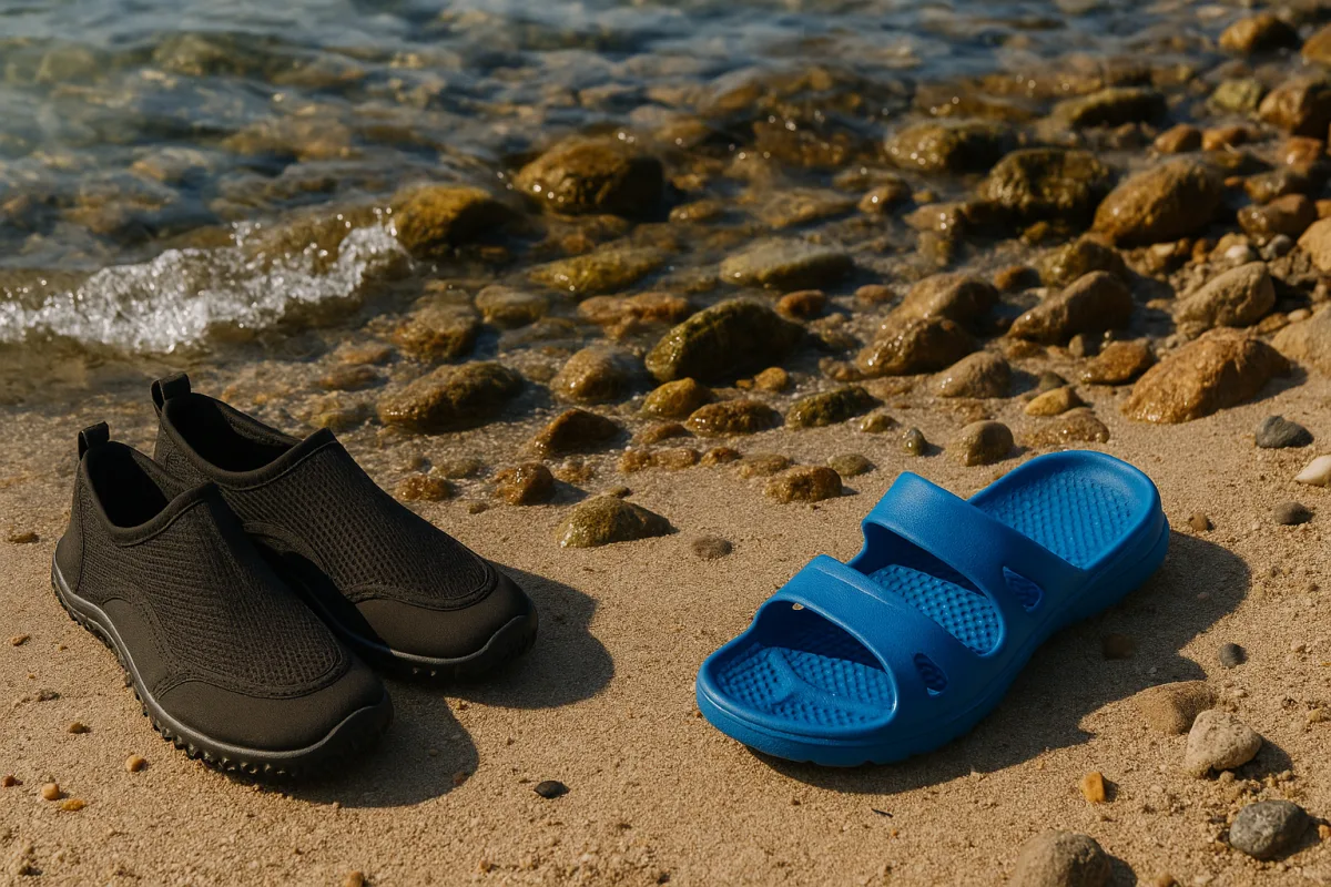 Scarpe da scoglio o sandali per il mare: quale scegliere in base al fondale per evitare dolori