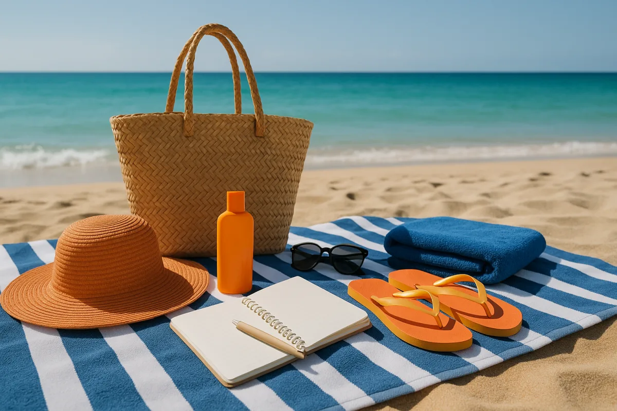 Come organizzare una giornata in spiaggia senza stress: checklist degli oggetti indispensabili