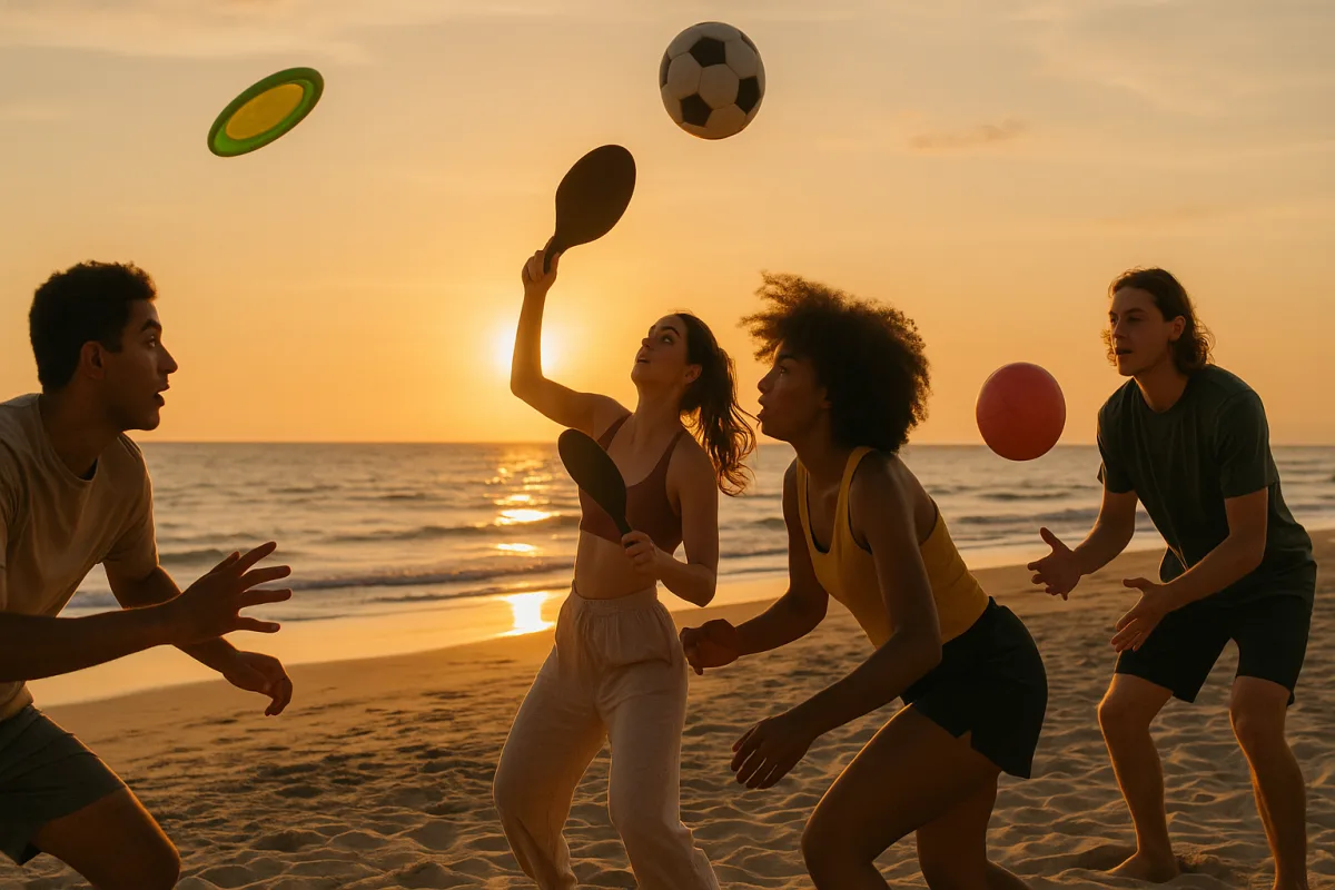 Quali sport di gruppo si possono praticare al tramonto in spiaggia? Idee poco note per socializzare e fare movimento