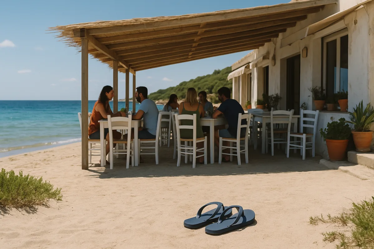 Zone della costa con ristoranti raggiungibili in infradito: l’esperienza informale che fa sentire subito in vacanza