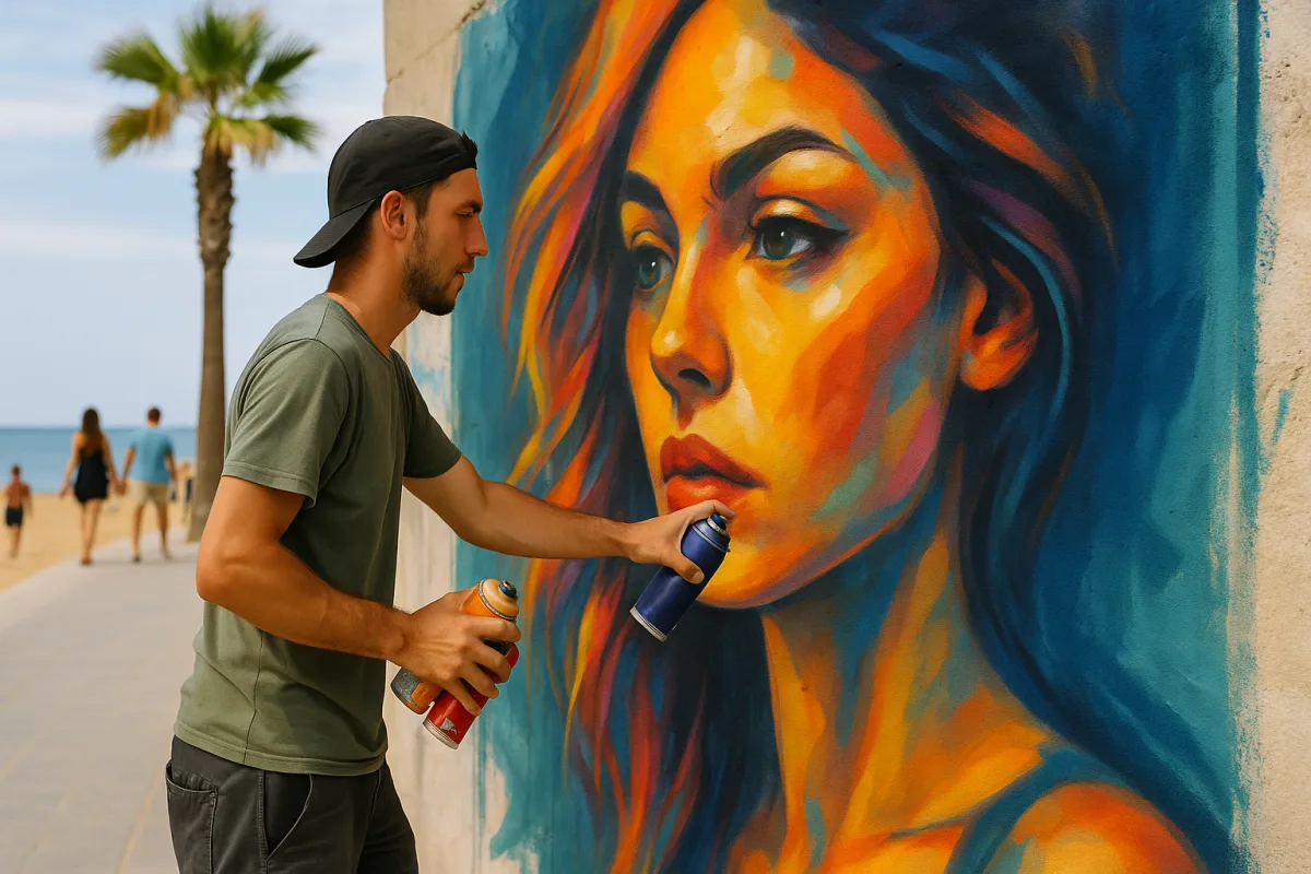 Esibizioni di street art nelle località balneari: artisti e opere sorprendenti che colorano la costa