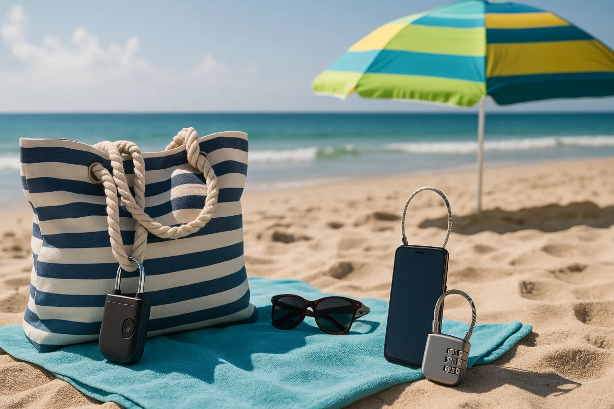 Come evitare che gli oggetti spariscano in spiaggia: sistemi antifurto portatili e facili da usare