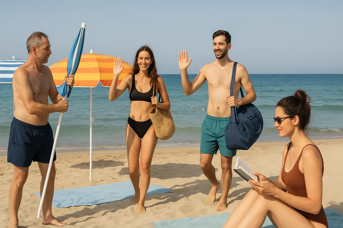 Regole di galateo in spiaggia: abitudini che migliorano la convivenza tra bagnanti