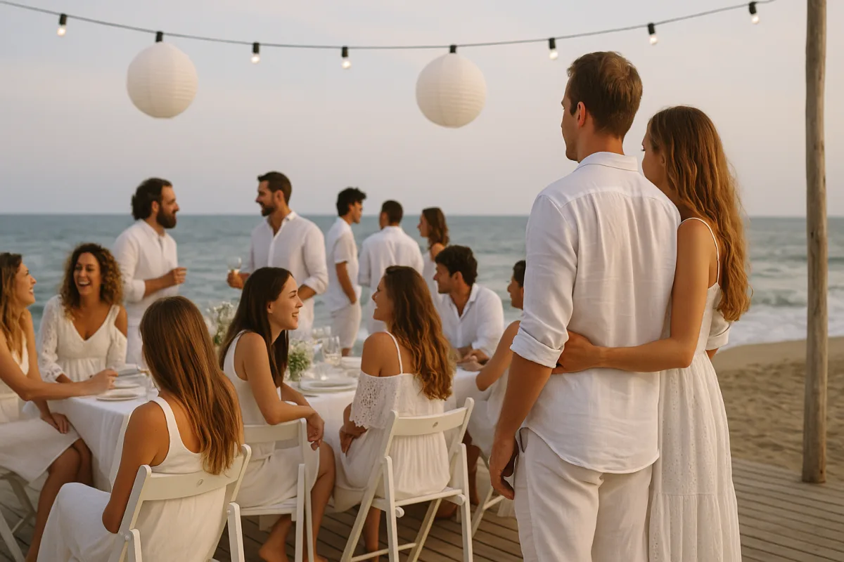Feste bianche vista mare: il dress code che trasforma l'atmosfera e i segreti per viverle senza stress