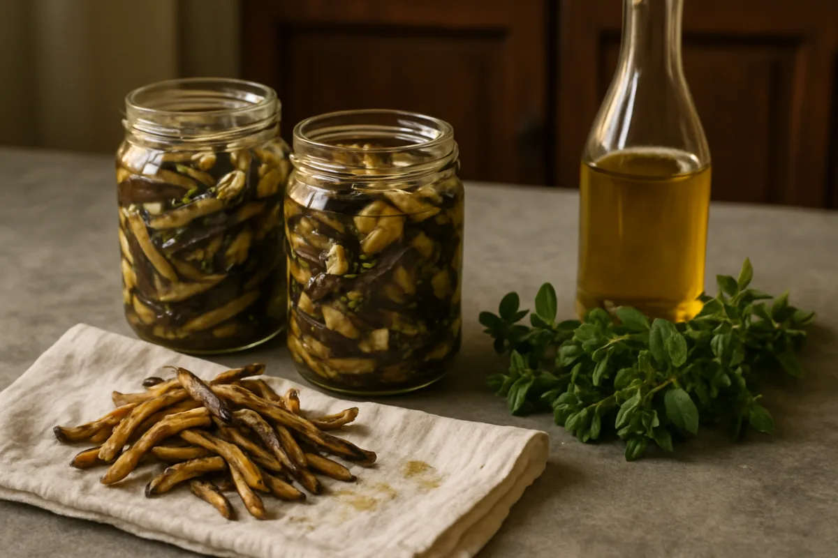 Cosa fare alle melanzane prima di metterle sott'olio