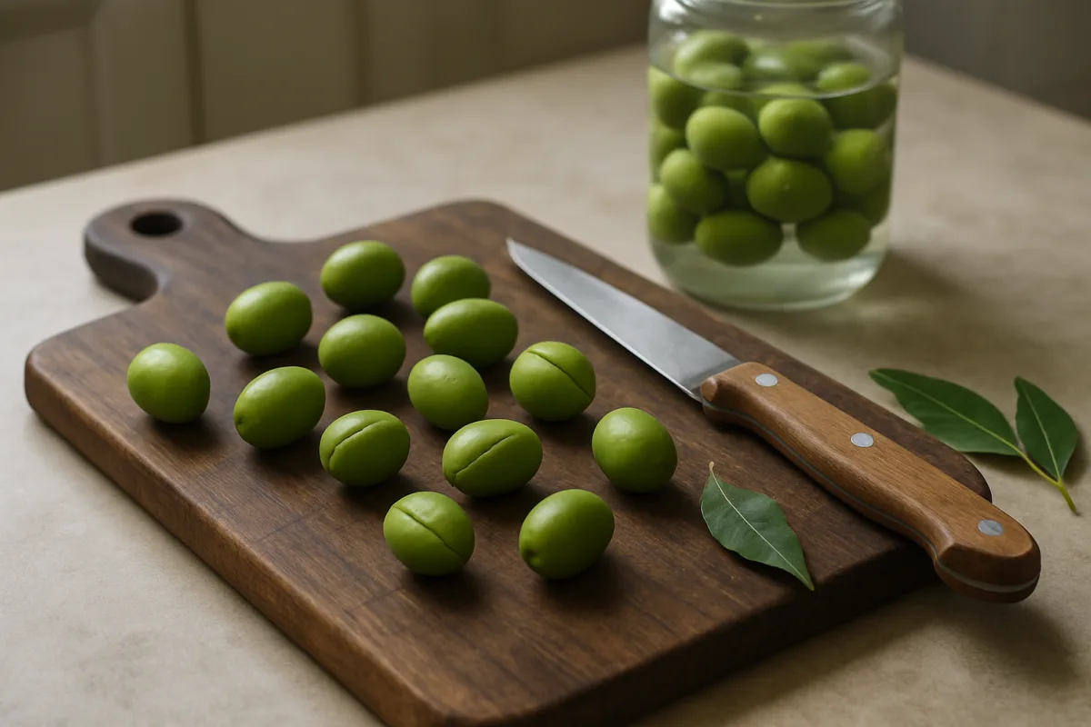 Cosa fare alle olive prima di metterle in salamoia
