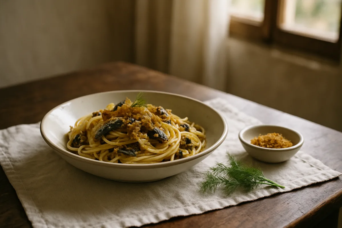 Perché la pasta con le sarde si mangia ancora a settembre