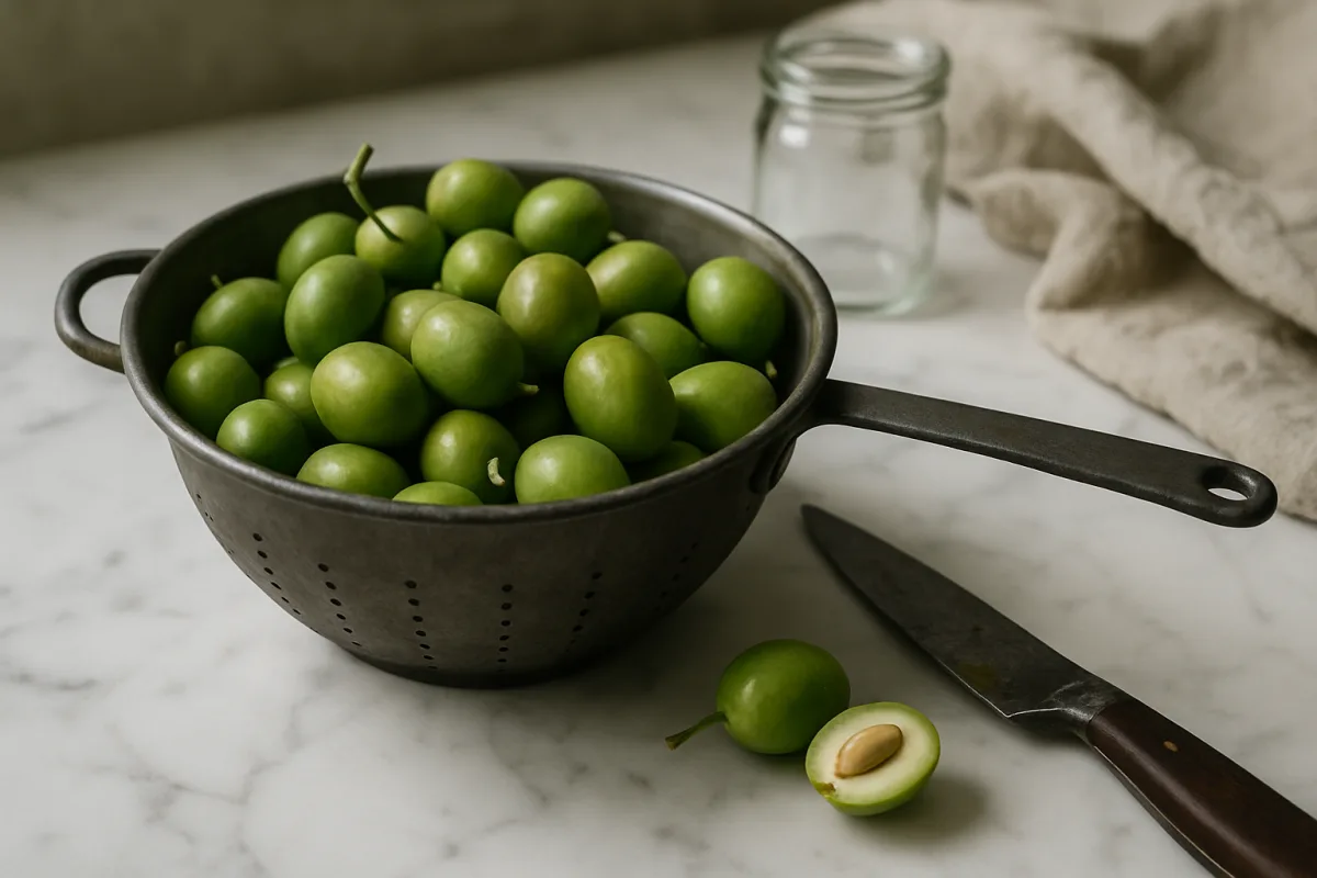 Cosa fare con le olive verdi raccolte troppo presto