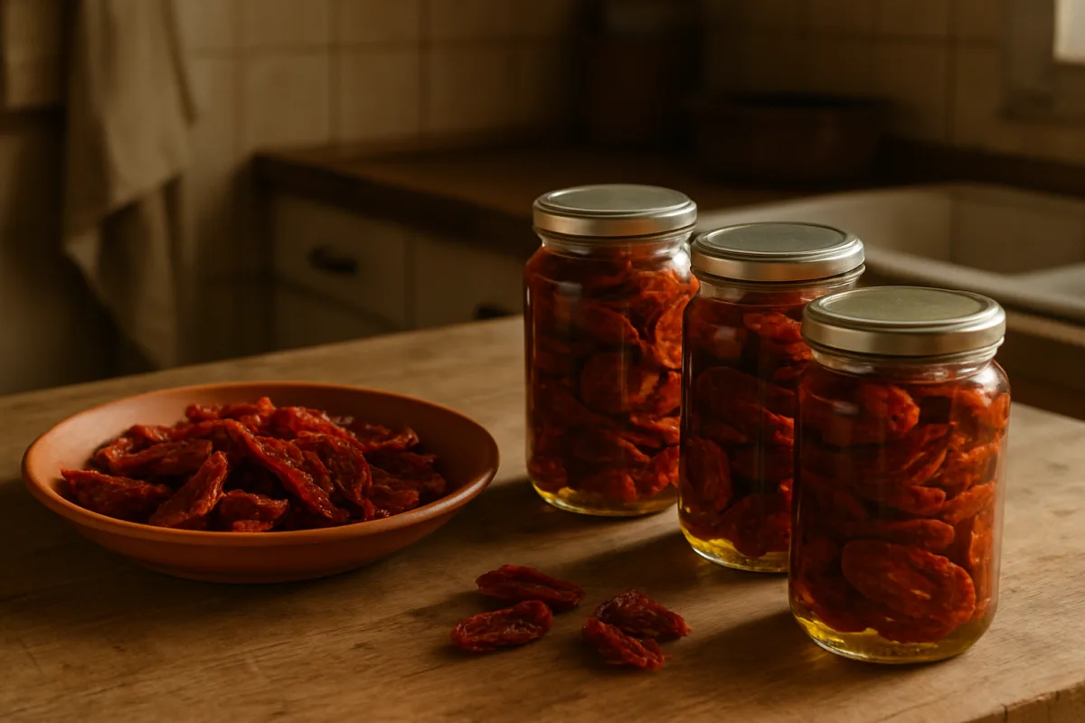 Cosa fare con i pomodori secchi appena pronti
