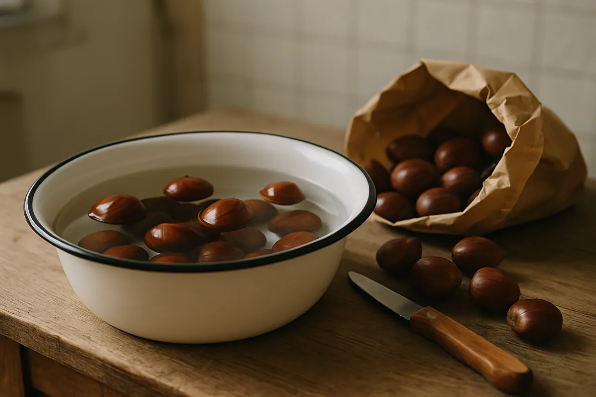 Cosa fare con le castagne dell'Etna appena arrivano