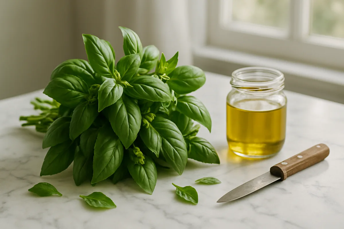 Cosa fare al basilico a settembre, prima che vada in fiore